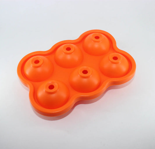 Silicone 6-Cavity Ice Ball Mold for Making Ice Balls