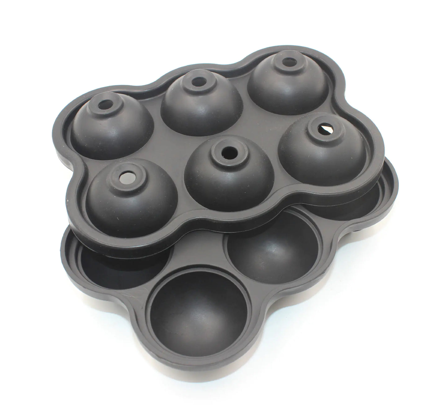 Silicone 6-Cavity Ice Ball Mold for Making Ice Balls