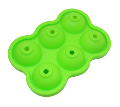 Silicone 6-Cavity Ice Ball Mold for Making Ice Balls